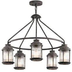 Ashland Bay hængelampe, forvitret zinklook