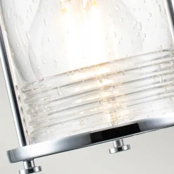 Ashland Bay væglampe til badeværelset, 2 lk, krom