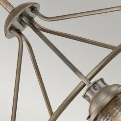 Ashlandbay udendørs lysekrone 5 lk, børstet bronze