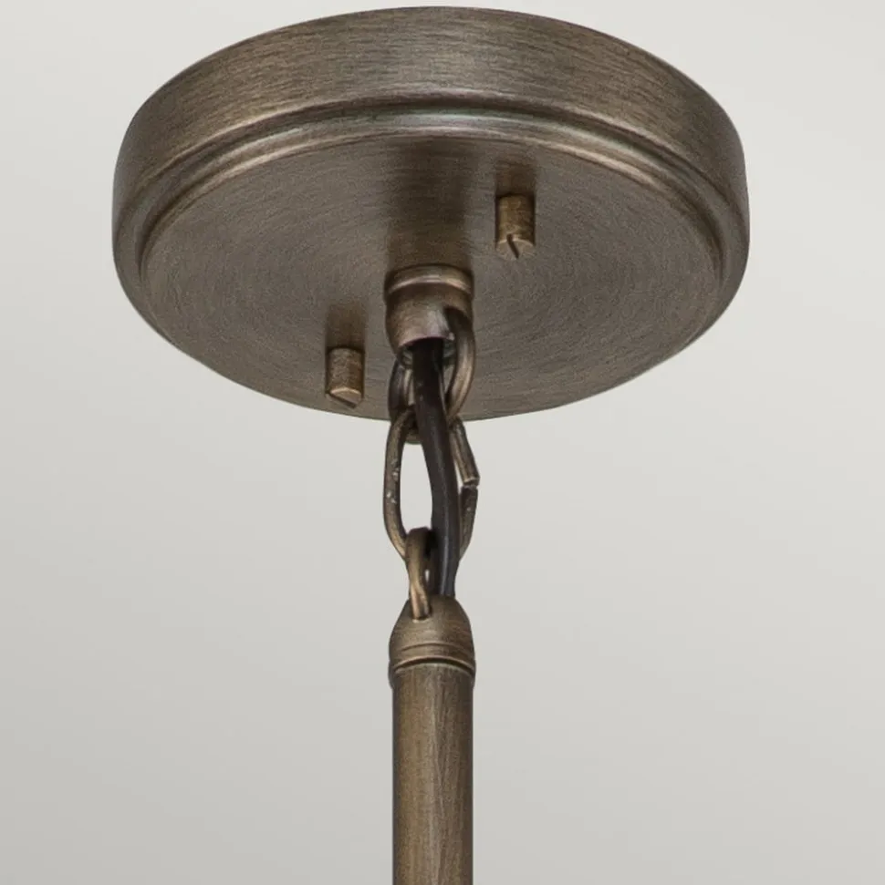 Ashlandbay udendørs lysekrone 5 lk, børstet bronze