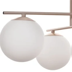 Aurora loftlampe, beige, Ø 50 cm, 4 lyskilder, glas, E14