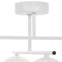 Aurora loftlampe, hvid, Ø 50 cm, 4 lyskilder, glas, E14