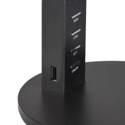 Ava LED-bordlampe med dæmperfunktion, sort