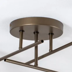 Axion loftlampe, 3 lyskilder, titanfarvet, stål