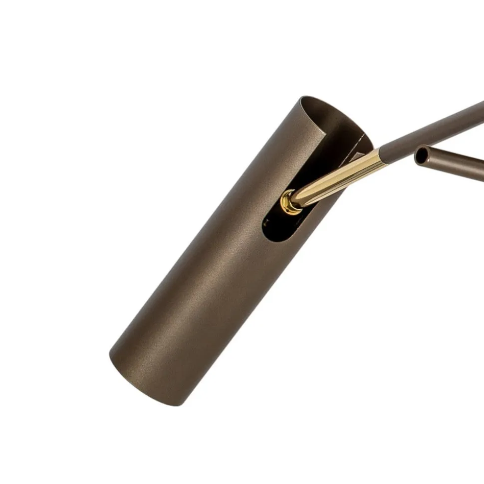 Axion loftlampe, 3 lyskilder, titanfarvet, stål