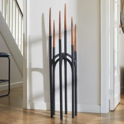 AYTM Angui lysestage, sort, højde 92 cm, jern