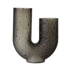 AYTM Arura-vase, sort, højde 40 cm, bredde 34 cm, glas