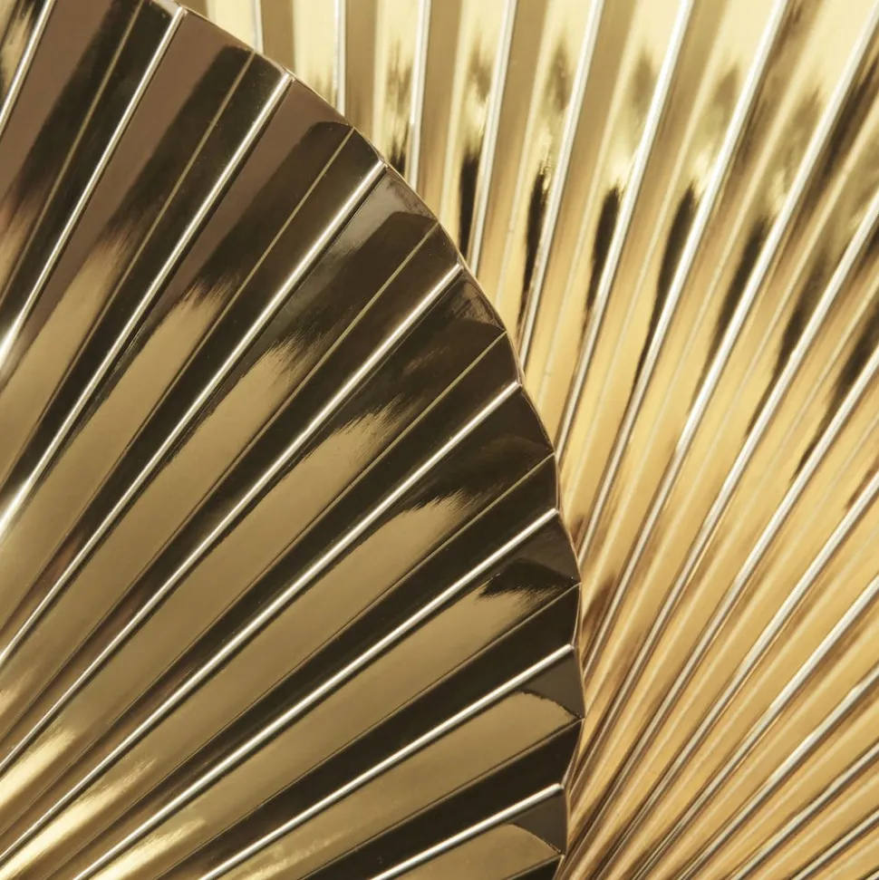 AYTM Concha-krog, guldfarvet, vægdekoration, højde 11,5 cm