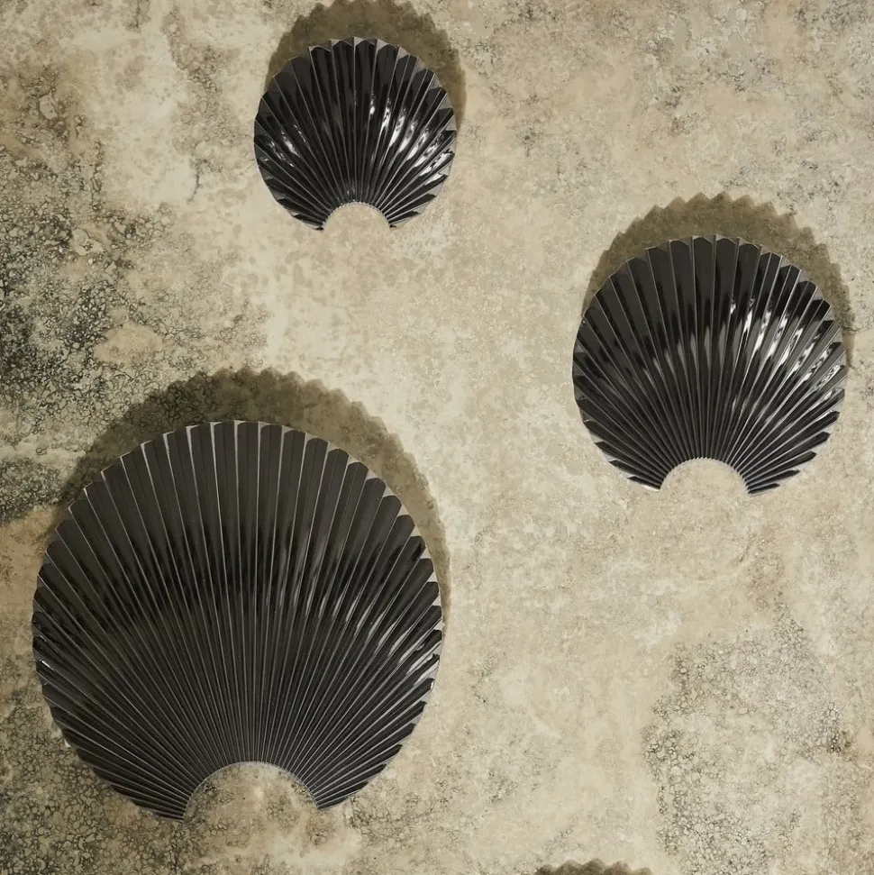 AYTM Concha-krog, sølv, vægdekoration, højde 11,5 cm