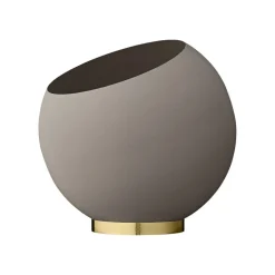 AYTM Globe urtepotte, Ø 37 cm, gråbrun, aluminium, stål