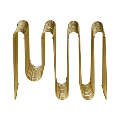AYTM Magasinholder Curva, guld, bredde 40 cm, stål