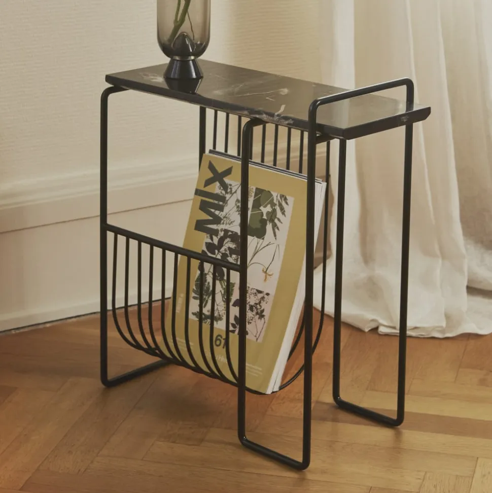 AYTM Magasinholder Sino, sidebord, sort