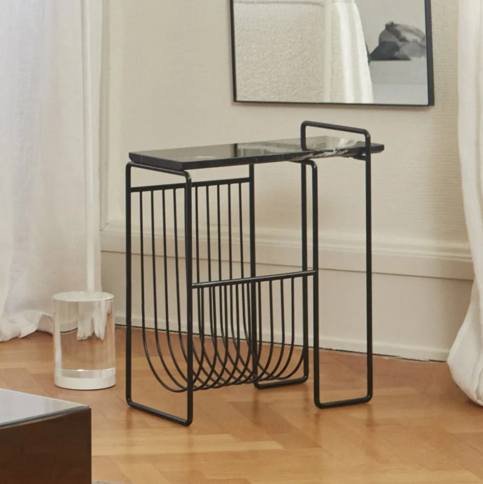 AYTM Magasinholder Sino, sidebord, sort