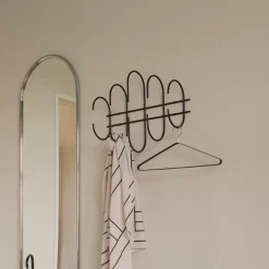 AYTM Moveo vægknagerække, bredde 51 cm, sort, stål