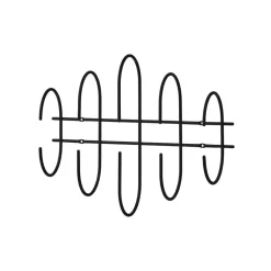 AYTM Moveo vægknagerække, bredde 51 cm, sort, stål