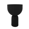 AYTM Torus urtepotte, sort, Ø 22 cm, højde 30,6 cm, jern