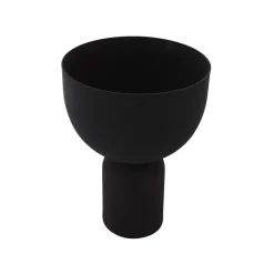 AYTM Torus urtepotte, sort, Ø 22 cm, højde 30,6 cm, jern
