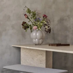 AYTM Uva-vase, Ø 20 cm, duegrå, glas, mundblæst