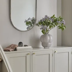 AYTM Uva-vase, Ø 32 cm, duegrå, glas, mundblæst