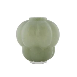 AYTM Uva-vase, glas, grøn, Ø 26 cm, højde 28 cm, mundblæst