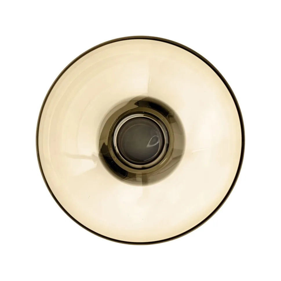 AYTM Vase Torus, ravfarvet, Ø 25 cm, højde 33 cm, glas