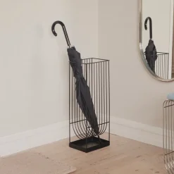 AYTM-paraplystander Curva, sort, højde 56 cm, stål