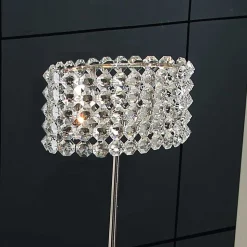 BACCARAT fornem krystal-bordlampe, transparent