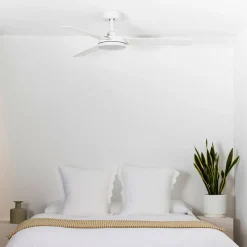 Barth LED-loftventilator med lys, hvid