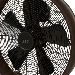 Beacon bordventilator Breeze bronze/valnød, Ø 41 cm, lydsvag