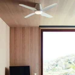 Beacon LED-loftventilator Aria CTC hvid 122 cm støjsvag