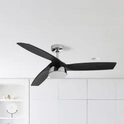 Beacon LED-loftventilator Bronx DC-motor støjsvag 132 cm CCT