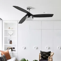 Beacon LED-loftventilator Bronx DC-motor støjsvag 132 cm CCT