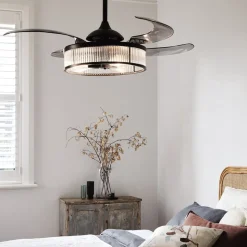 Beacon loftventilator lys Fanaway Corbelle sort lydløs