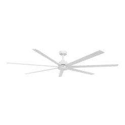 Beacon loftventilator med lys Atlanta hvid DC lydløs