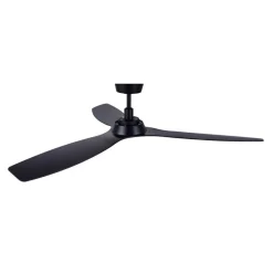 Beacon loftventilator Moto, sort, Ø 132 cm, støjsvag