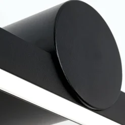 Beauty LED-spejlbelysning, bredde 61 cm, sort