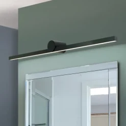 Beauty LED-spejlbelysning, bredde 101 cm, sort