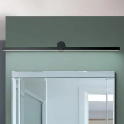 Beauty LED-spejlbelysning, bredde 101 cm, sort