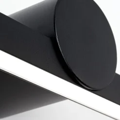 Beauty LED-spejlbelysning, bredde 101 cm, sort