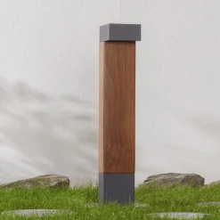 BEGA 84498 LED-gadelampe, grafit, kantet hoved