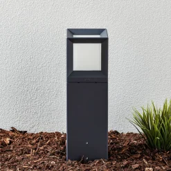 BEGA 84604 LED-sokkellampe, grafit, 3.000 K