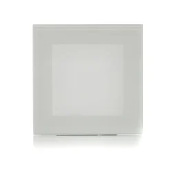 BEGA Accenta væglampe kantet ring hvid 160 lm