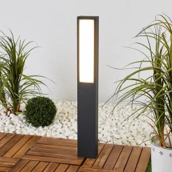 BEGA 77246K3 gadelampe kantet grafit 3000 K 1 side