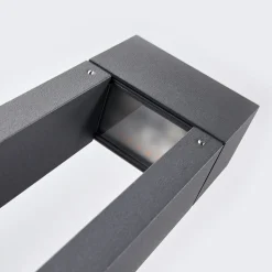 BEGA 77265K3 gadelampe, kantet grafit 3.000 K åben