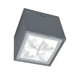 BEGA 66157K3 udendørs loftlampe, grafit 3.000K 38°