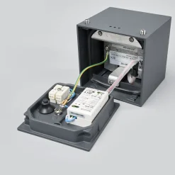 BEGA 66157K3 udendørs loftlampe, grafit 3.000K 38°