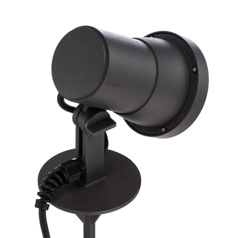 Bega udendørs spotlampe 85009, grafit, støbt aluminium, stik