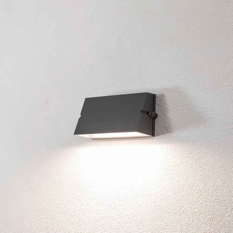 Bega udendørs væglampe 24372, grafit, støbt aluminium, IP65