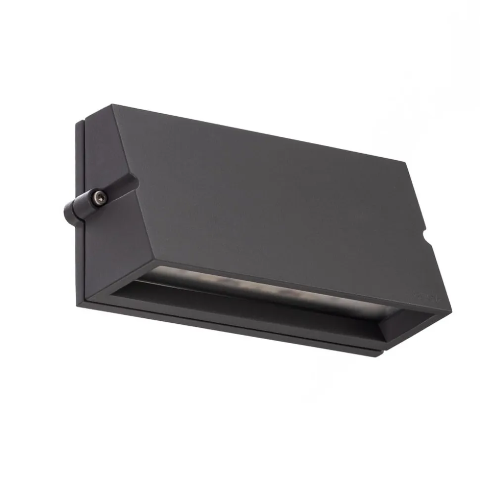 Bega udendørs væglampe 24372, grafit, støbt aluminium, IP65