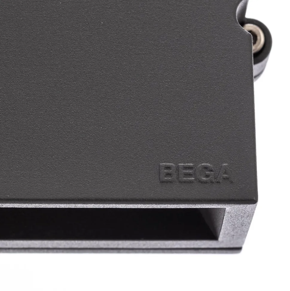 Bega udendørs væglampe 24372, grafit, støbt aluminium, IP65